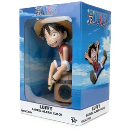 TEKNOFUN Luffy Barrel Alarm Clock blau/braun/rot/gelb