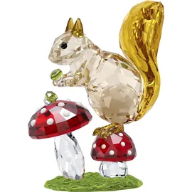 Swarovski Idyllia Eichhörnchen und Pilze | OS