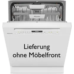 MIELE teilintegrierbarer Geschirrspüler "G 7210 SCi", A (A-G), silber (weiß), B:59,8cm H:80,5cm T:57cm, Geschirrspüler