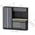 feistos Werkstatteinrichtung Apollo 32 Schwarz/Anthrazit 46x228x200cm