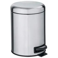 WENKO Kosmetik Treteimer Mod. Leman Edelstahl Matt 5L Badzubehör   