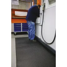 COBA Europe Arbeitsplatzmatte PVC 600 x 900 mm Schwarz/Gelb