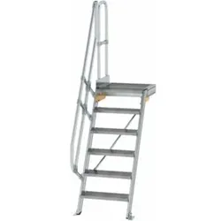 MUNK Aluminium-Treppe Plattform 60° 6 Stufen
