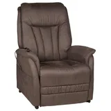 Roller TV-Sessel - braun - Microfaser