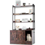 Vevor Katzenschrank Katzentoilette Katzenhaus 3-stufig-Regal 850x490x1490mm 68kg