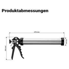 Wiltec Kartuschenpresse 380 mm