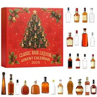 Adventskalender 2025 Männer, Whisky Adventskalender 2025, Rum Gin Advent Calendar, Weihnachtskalender Geschenke für Männer, Adventskalender-Alkohol, 24 Day Christmas Advent Calendar Gift Herren