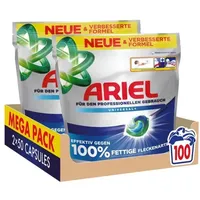 ARIEL Professional Colorwaschmittel Pods »Professional All-in-1 Universal+« 100 WL (2x 50 Pods) weiß