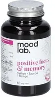 Moodlab Positive Focus & Memory 60 capsules Capsule(S) pc(s)