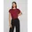 VIELLETTE S/S Satin Top NOOS Rot 42