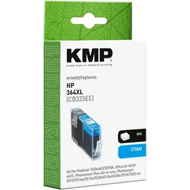 KMP H64 kompatibel zu HP 364XL cyan (1714,0003)