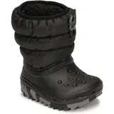 Crocs Unisex Kinder Classic Neo Puff Boot T Stiefel, Black, 19/20 EU