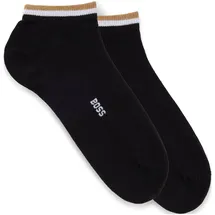 Boss 2p Uni stripe Cc ANKLE_SOCKS, Black1, 39-42 EU