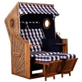 deVries Strandkorb Trend 45 PE walnut