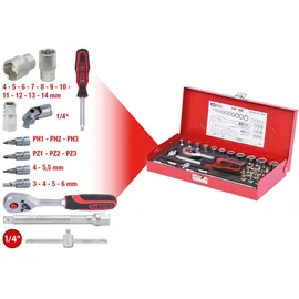 KS Tools 1/4" Steckschlüssel-Satz 30-tlg.