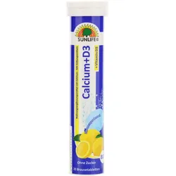 SUNLIFE® Calcium und Vitamin D3 Brausetablette 20 St