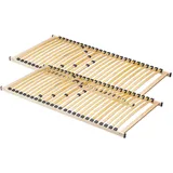 Boxxx Lattenrostset, Holz, Buche, Birke,Buche, Schichtholz, 90x200 cm, alternative Größen erhältlich, nicht verstellbar, individuelle Liegehärteeinstellung, Schlafzimmer, Lattenroste