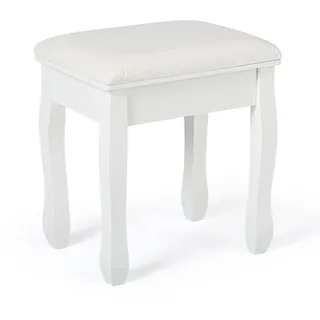 Mondeer Hocker Sitzhocker Gepolstert 0 x 0 x 0 cm Weiß