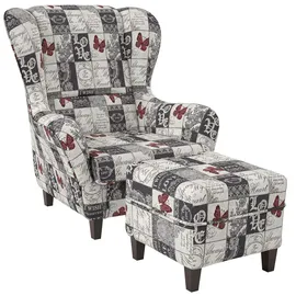 Supellex Ohrensessel mit Hocker | Design Patchwork Love