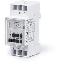 Sonero sonero® Digitale Zeitschaltuhr S-doth10, 3500 W, Din-schiene, weiß,