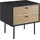 SalesFever Nachtschrank Torsby 50 x 40 x 50 cm Schwarz