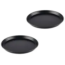 APS Pizzaform rund Ø 30/28,3 x 2,5 cm - Pizzablech aus Blaublech, zum professionellen Pizzabacken