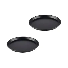 APS Pizzaform rund Ø 30/28,3 x 2,5 cm - Pizzablech aus Blaublech, zum professionellen Pizzabacken