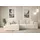 altdecor Ecksofa Cord 2-Sitzer Beige