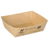 conpax Snacktrays Pappe 3,5 cm x 7 cm x 9 cm 160 St. Braun