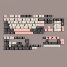 Sumgsn Doubleshot Tastenkappen mit 172 Tasten, Cherry Profile Olivia Keycap-Set, passend für 60%, 65%, 75%, 95% Cherry MX Switches, mechanische Tastatur, Alice Keyboard
