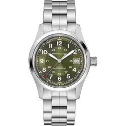 Hamilton H70455160 Automatik Armbanduhr Khaki Field Auto 38 mm Grün
