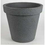 Jelenia Plast Pflanzenkübel 'Pisa' 58 x 53cm großer Übertopf Blumen grau Kunststoff