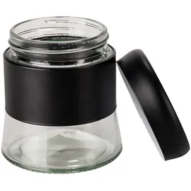 Wenko Boga Gewürzglas 10,5 cm Schwarz unbefüllt