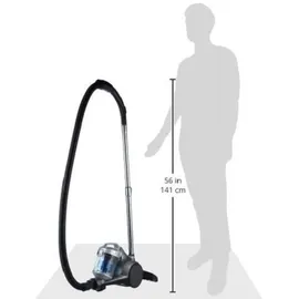 Amazon Basics Zylinder Staubsauger Schwarz/Blau