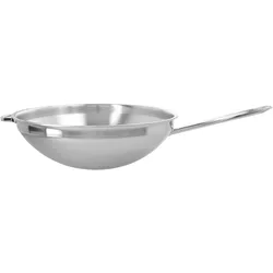 Demeyere Apollo 7 Wok flacher Boden 36 cm, 18/10 Edelstahl