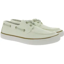 SPERRY Bahama Striper SC Herren Canvas-Sneaker mit Wave-Siping-Technologie STS24989 Beige - 41