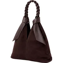 COLLEZIONE ALESSANDRO Lusso Schultertasche Leder Brown