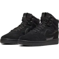 Nike Court Borough Mid 2 Teens Black/Black/Black 35,5