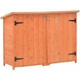 Gecheer Garten-Geräteschuppen Gerätehaus Gartenhaus Geräteschrank Gartenschrank Werkzeugschrank Gartenschuppen Outdoor-Schrank Gartenbox 120x50x91 cm Holz