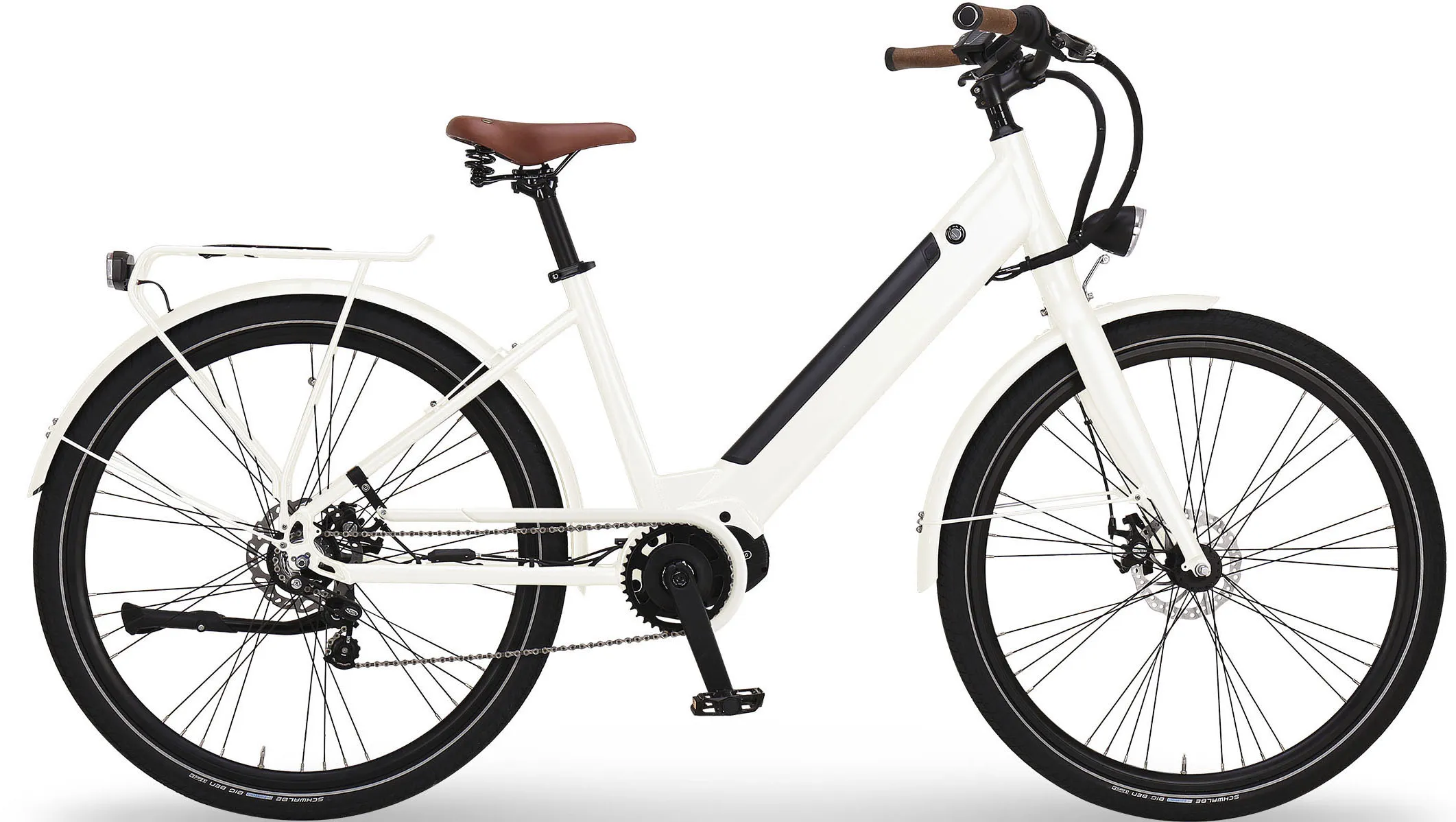 E-Bike EGO MOVEMENT "City 25 Julia Wave 45 cm Weiß 28"" E-Bikes Gr. 45 cm, 28 Zoll (71,12 cm), weiß E-Bikes Pedelec