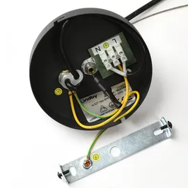 LINDBY Emilienne Pendelleuchte Black/Gold / Wohnzimmer