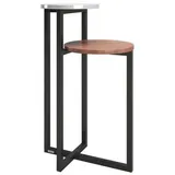 Phoenix Beistelltisch Cheryl Nussbaum/weiß 49 x 80 x 49 cm