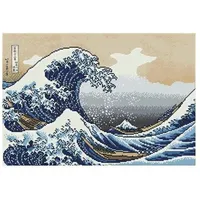 Diamond Dotz Diamond Painting Die große Welle vor Kanagawa