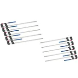 Vago-Tools 10x Schraubzwinge 250 x 50 mm Leimzwinge Klemmzwinge Einhandzwinge