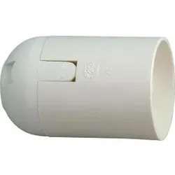 Kopp 210501009 Isolierstoff-Fassung, E27, glatter Mantel, Farbe: weiß - 20 Stück