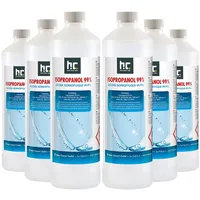 Höfer Chemie 6x 1 L Isopropanol 99,9% in Flaschen