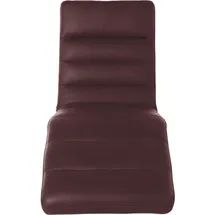 W.Schillig Relaxliege daily dreams Leder/Polyester 65 x 91 x 170 cm Braun mit Kissen