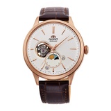 Orient Herren Analog Automatik Uhr mit Leder Armband RA-AS0102S10B