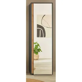 furn.design Center Garderobenschrank 60 x 40 x 200 cm grau
