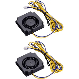 2-teiliger Geblaese-Luefter Buerstenloser Luefter 40 * 40 * 10 mm DC 24 V Kompatibel mit Ender-3 / Ender-3 Pro 3D-Druckerextruder-Hotend - Schwarz